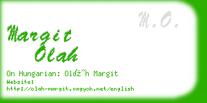 margit olah business card